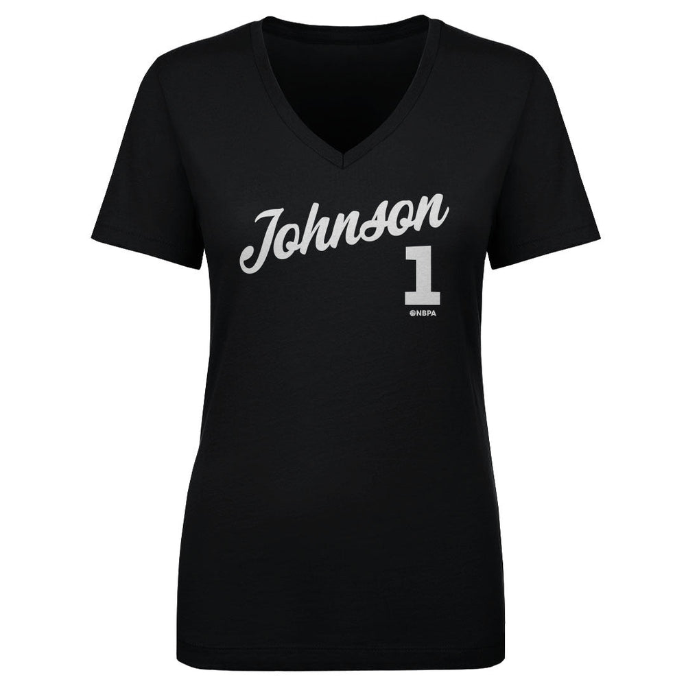 Jalen Johnson Atlanta Script WHT