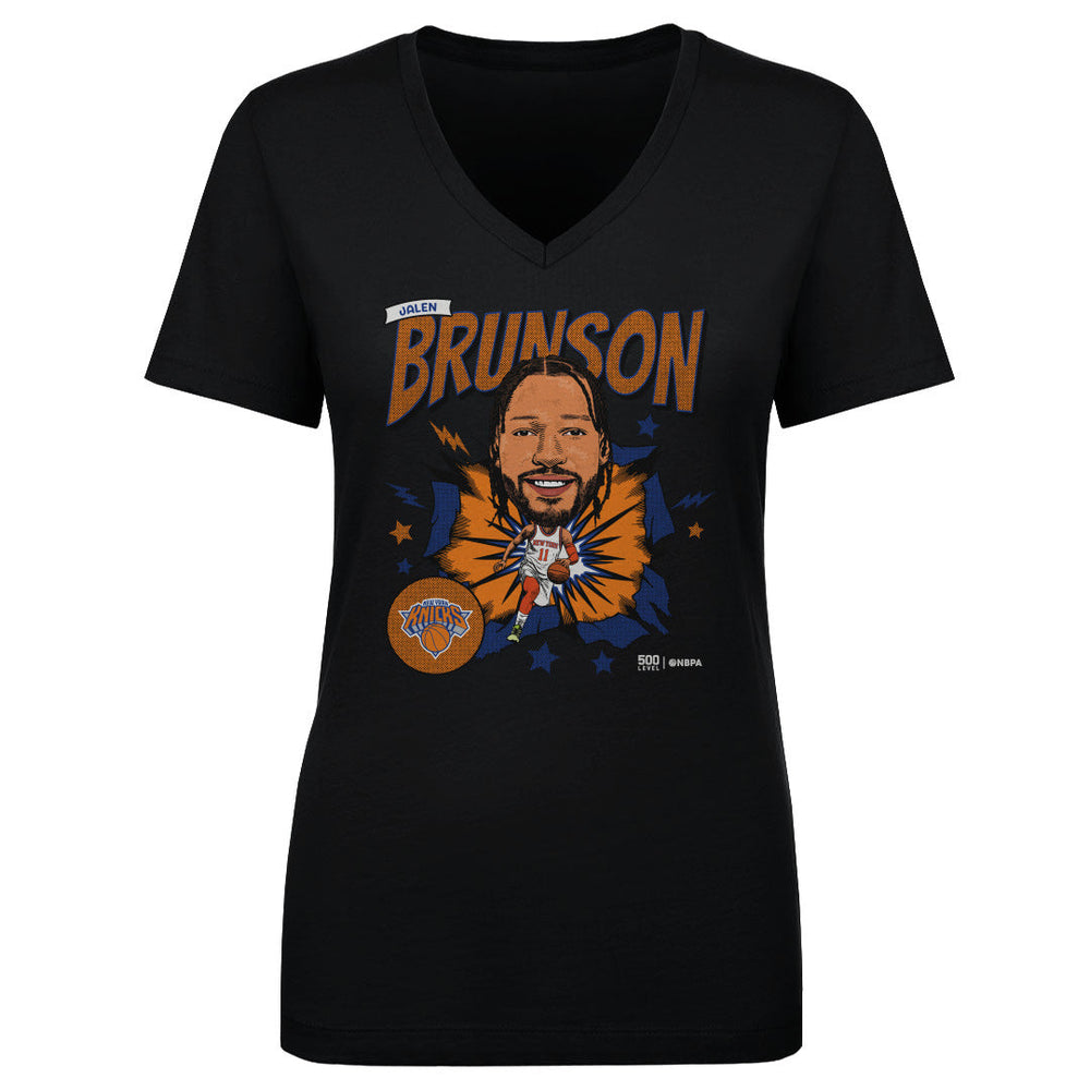 Jalen Brunson New York Knicks Caricature Retro WHT (ONLINE ORDER ONLY)