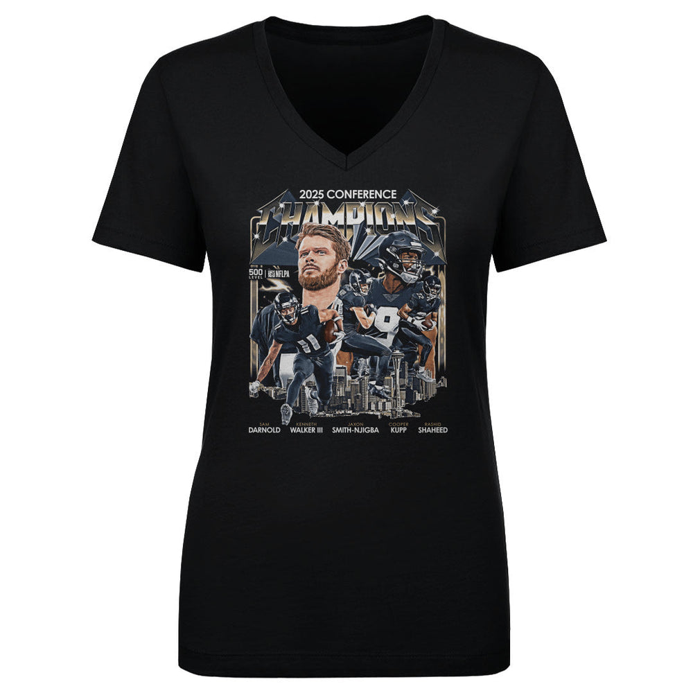 Seattle Football 2025 Conference Champions Vintage WHT (ONLINE ORDER ONLY)
