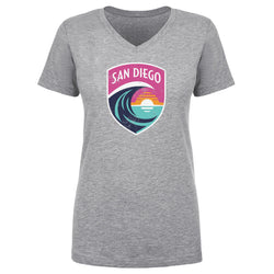 San Diego Wave FC Vintage Primary Logo WHT (ONLINE ORDER ONLY)