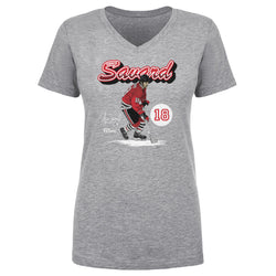 Denis Savard Chicago Retro Script WHT (ONLINE ORDER ONLY)