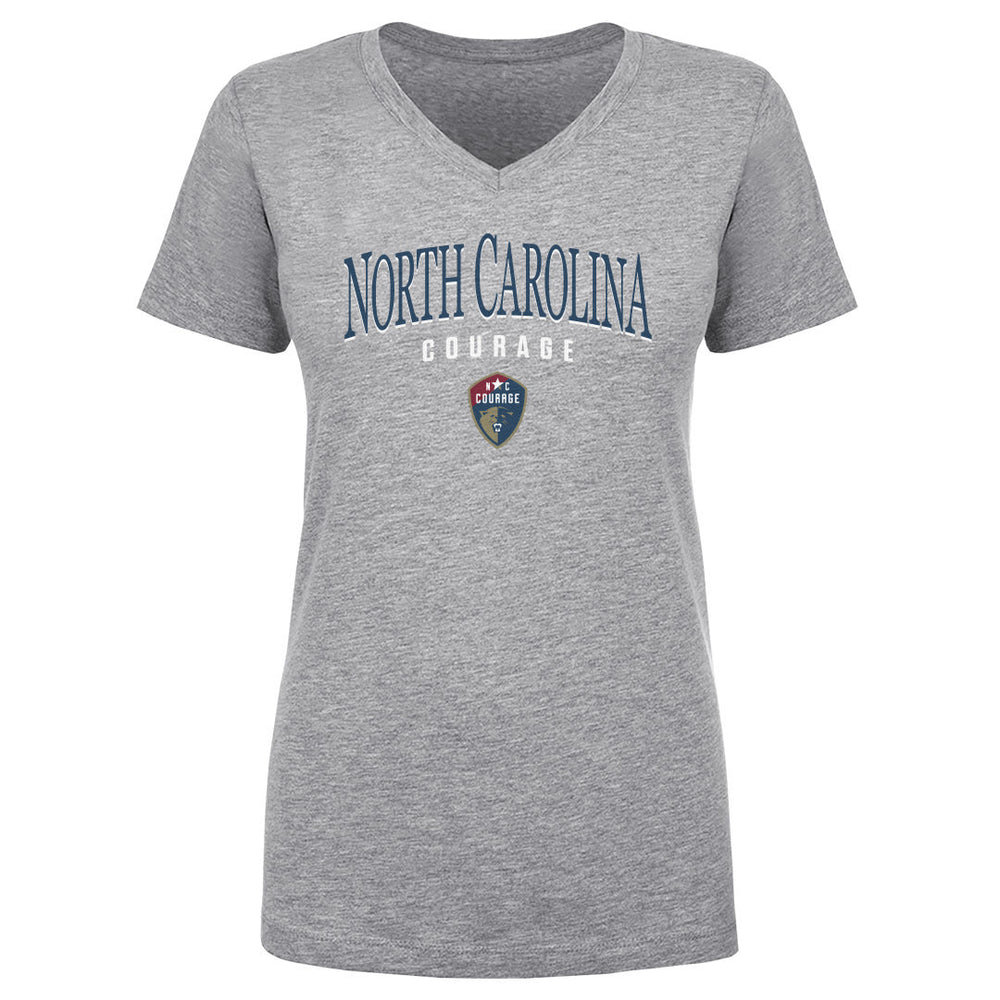 North Carolina Courage Arch Gray WHT (ONLINE ORDER ONLY)