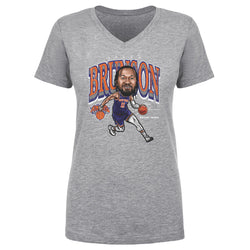Jalen Brunson New York Knicks Cartoon WHT (ONLINE ORDER ONLY)