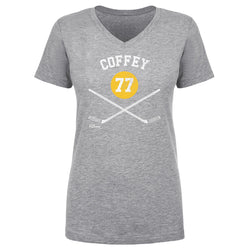 Paul Coffey Pittsburgh 77 Sticks WHT