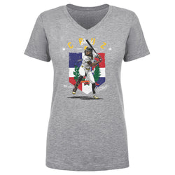 Oneil Cruz Pittsburgh Country Flag WHT