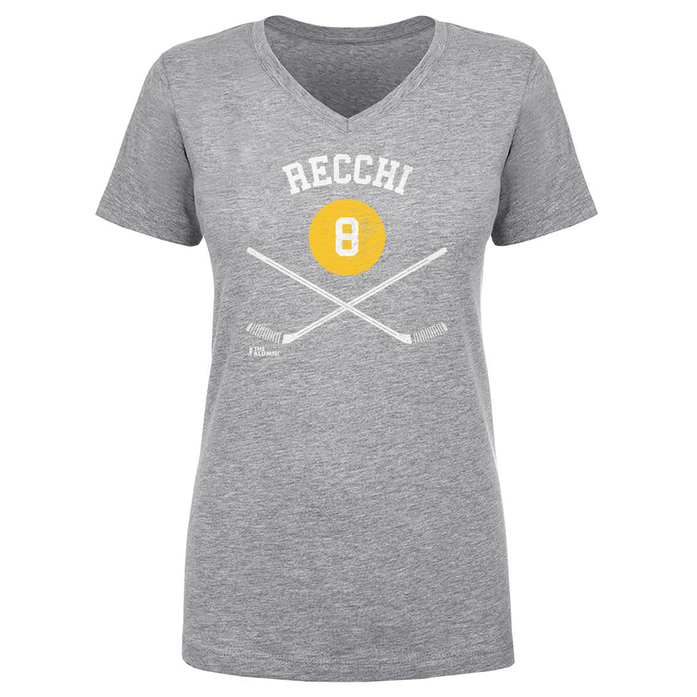Mark Recchi Pittsburgh 8 Sticks WHT