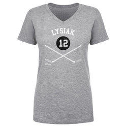 Tom Lysiak Chicago 12 Sticks WHT (ONLINE ORDER ONLY)