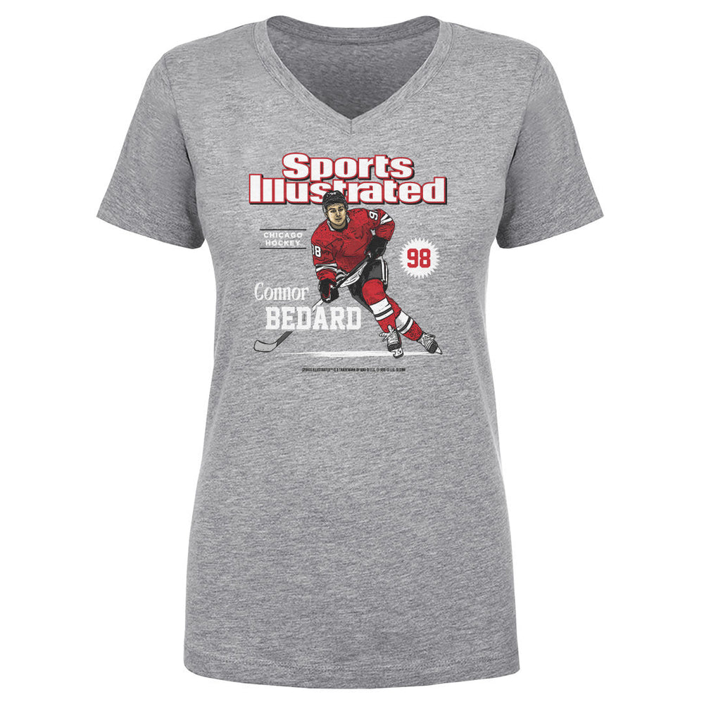 Connor Bedard Sports Illustrated & Chicago Card WHT (ONLINE ORDER ONLY)