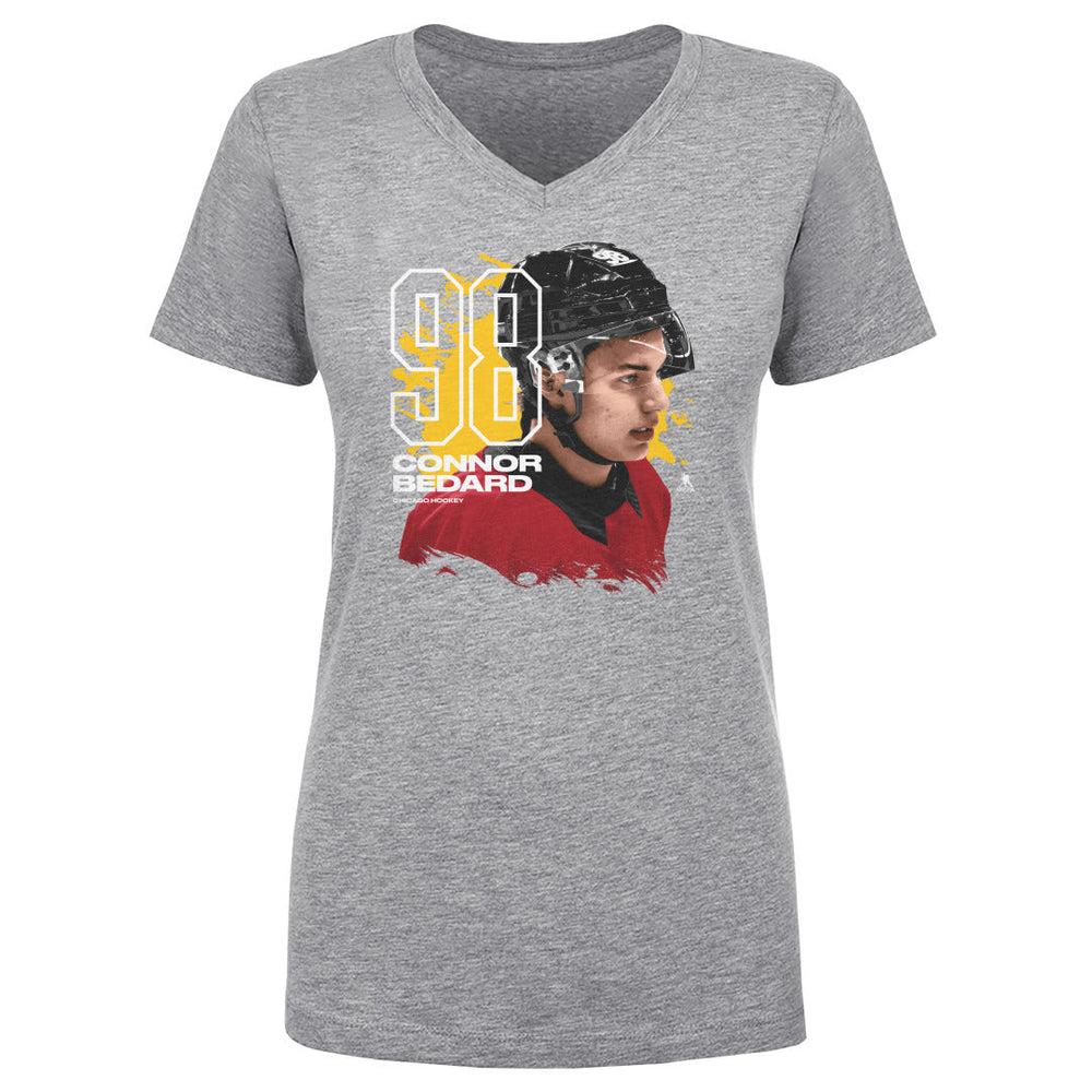 Connor Bedard Chicago Profile WHT (ONLINE ORDER ONLY)