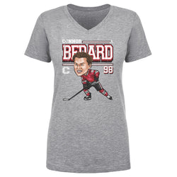 Connor Bedard Chicago Cartoon WHT (ONLINE ORDER ONLY)