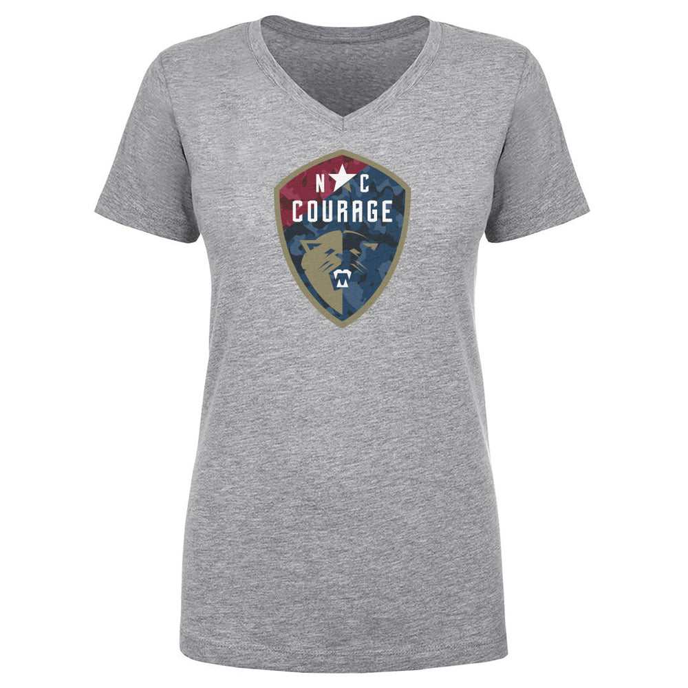North Carolina Courage Camo Logo WHT (ONLINE ORDER ONLY)