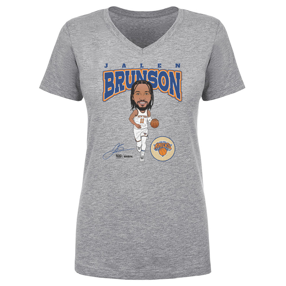 Jalen Brunson New York Knicks Hardwood Comic WHT (ONLINE ORDER ONLY)