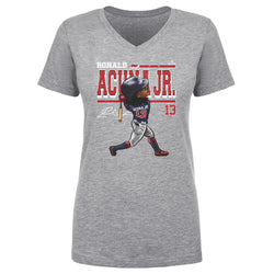 Ronald Acuna Jr. Cartoon WHT
