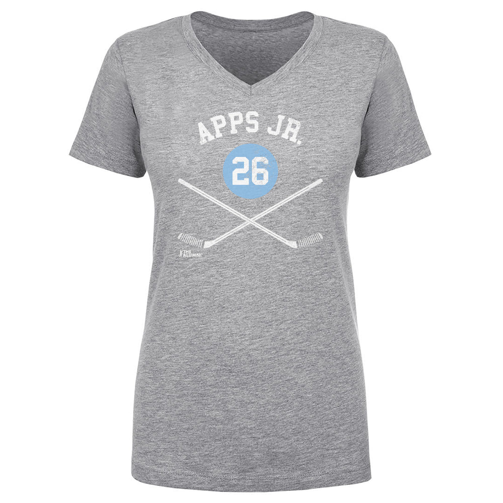 Syl Apps Jr. Pittsburgh 26 Sticks WHT