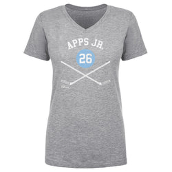 Syl Apps Jr. Pittsburgh 26 Sticks WHT