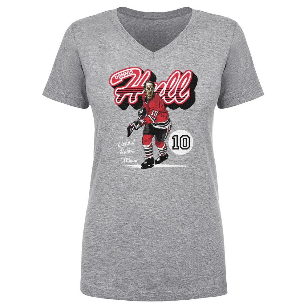 Dennis Hull Chicago Retro Script WHT (ONLINE ORDER ONLY)