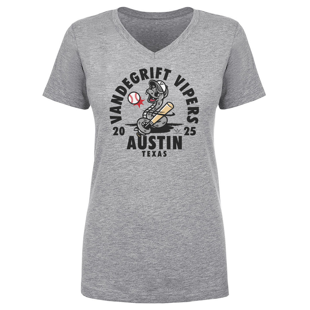 Crown Trio Vandegrift High School Baseball Mascot Snake WHT (ONLINE ORDER ONLY)