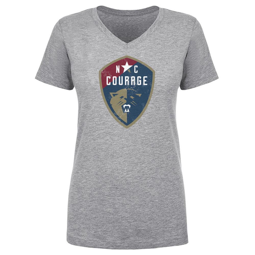 North Carolina Courage Vintage Primary Logo WHT (ONLINE ORDER ONLY)