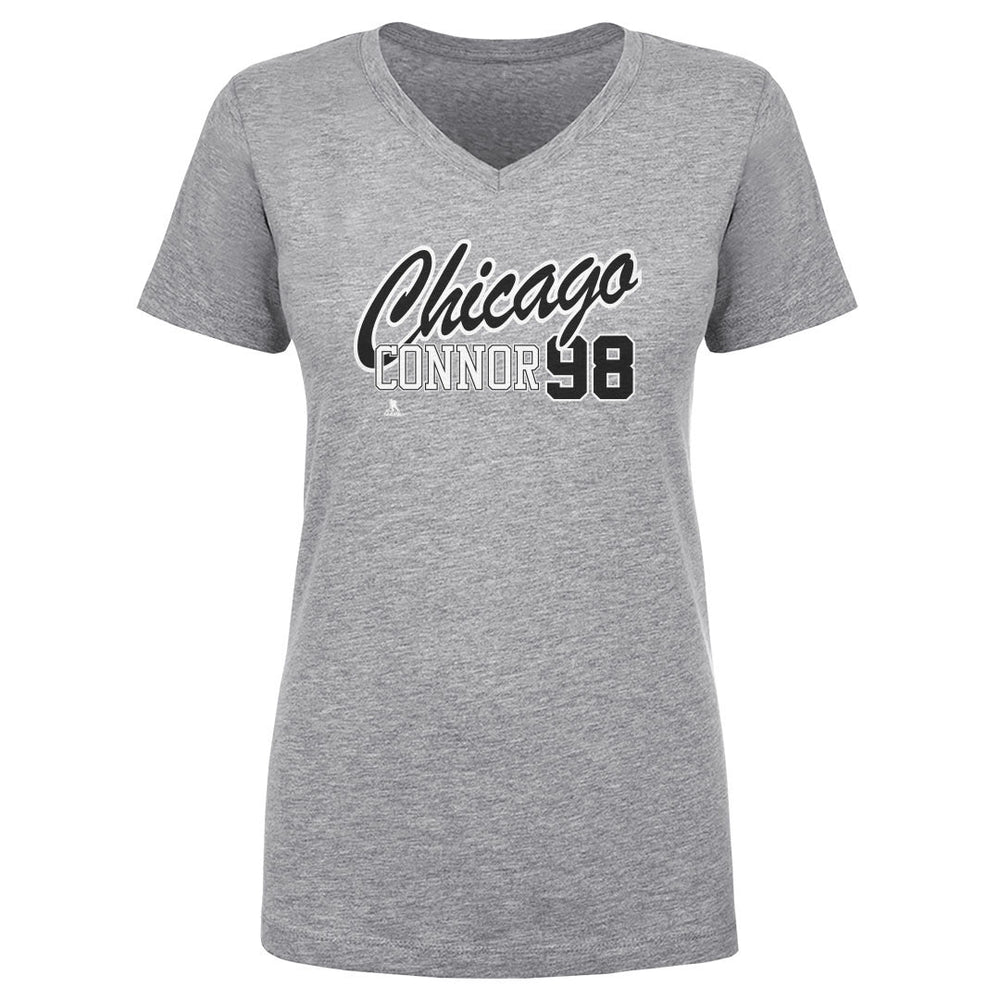 Connor Bedard Chicago Script 98 WHT (ONLINE ORDER ONLY)