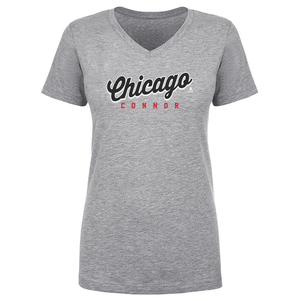 Connor Bedard Chicago Script Connor WHT (ONLINE ORDER ONLY)