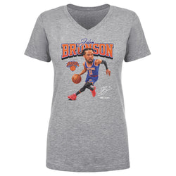 Jalen Brunson New York Knicks Caricature WHT