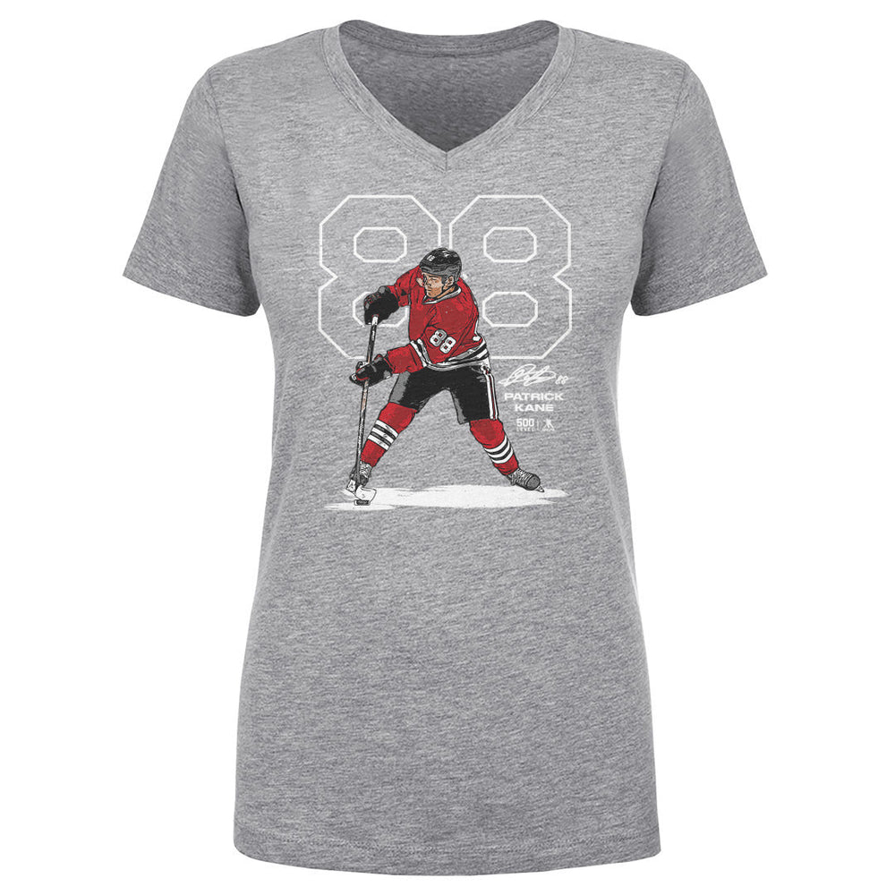 Patrick Kane Chicago Outline WHT (ONLINE ORDER ONLY)