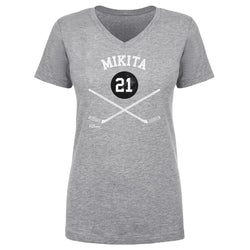 Stan Mikita Chicago 21 Sticks WHT (ONLINE ORDER ONLY)
