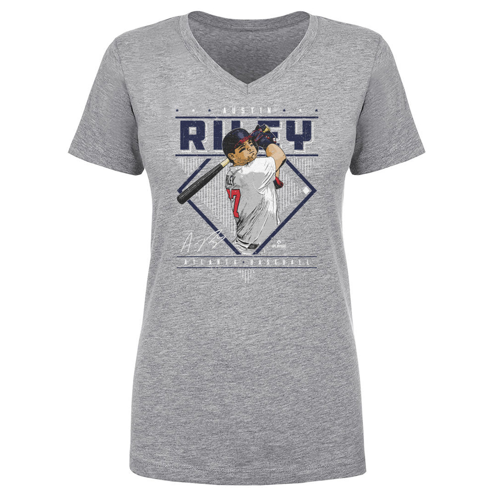 Austin Riley Atlanta Diamond Name WHT