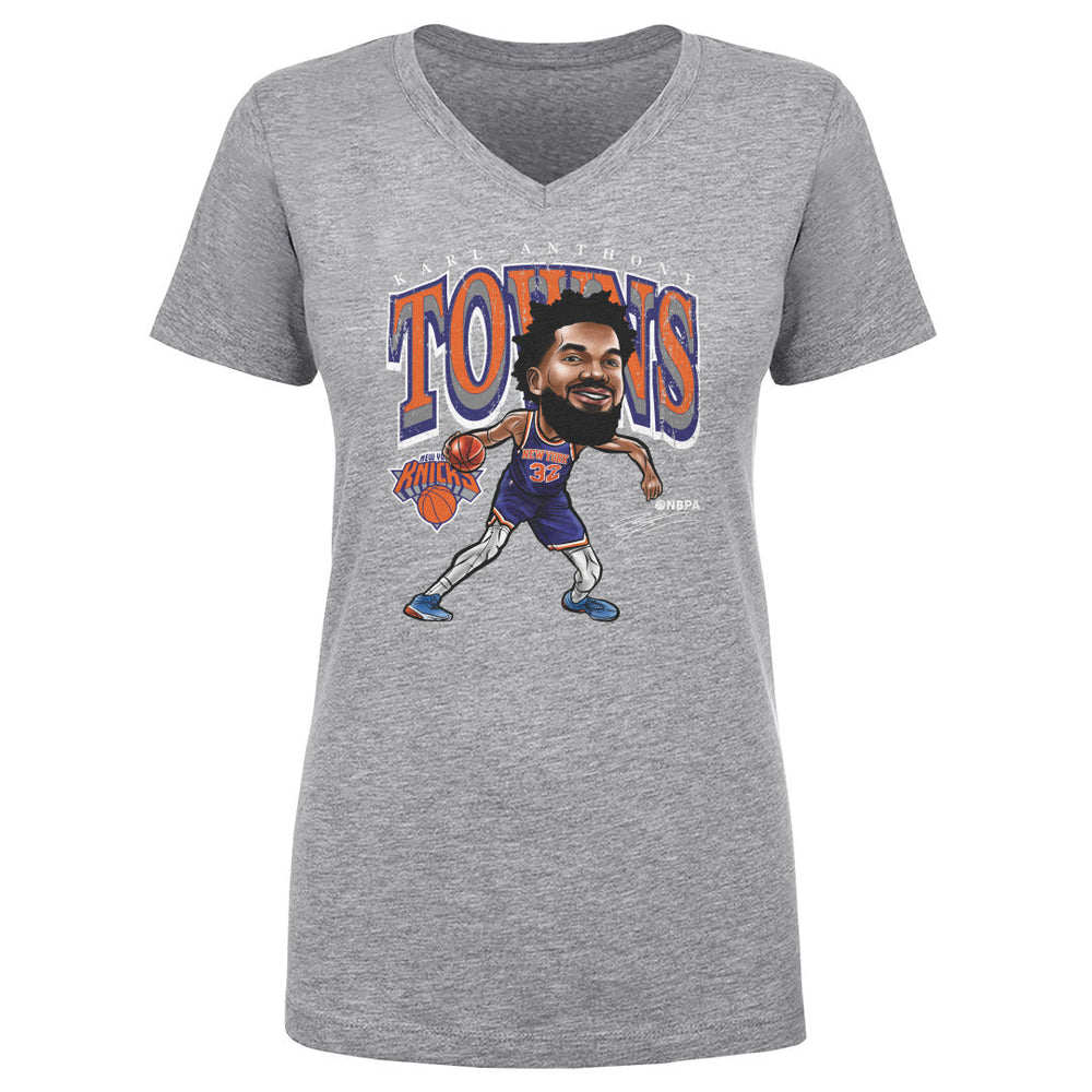 Karl-Anthony Towns New York Knicks Cartoon WHT (ONLINE ORDER ONLY)