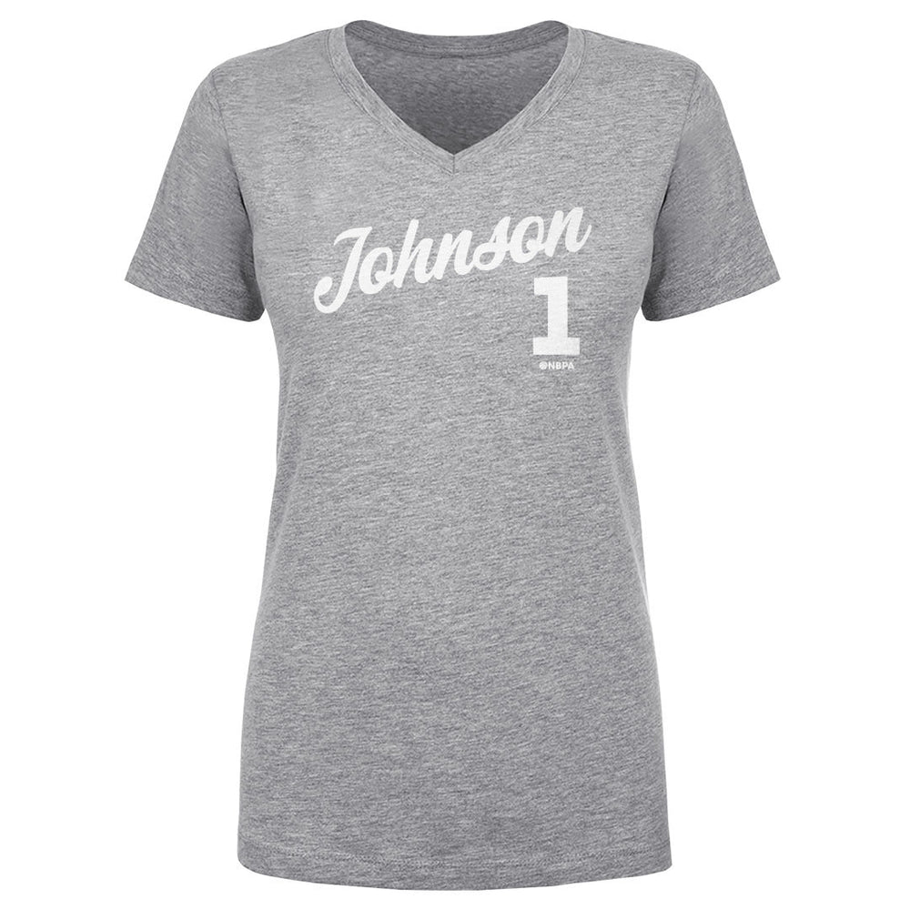 Jalen Johnson Atlanta Script WHT