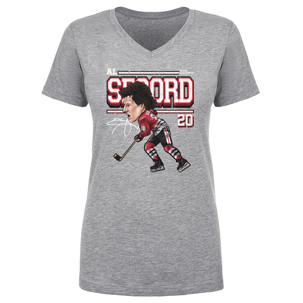 Al Secord Chicago Cartoon WHT (ONLINE ORDER ONLY)