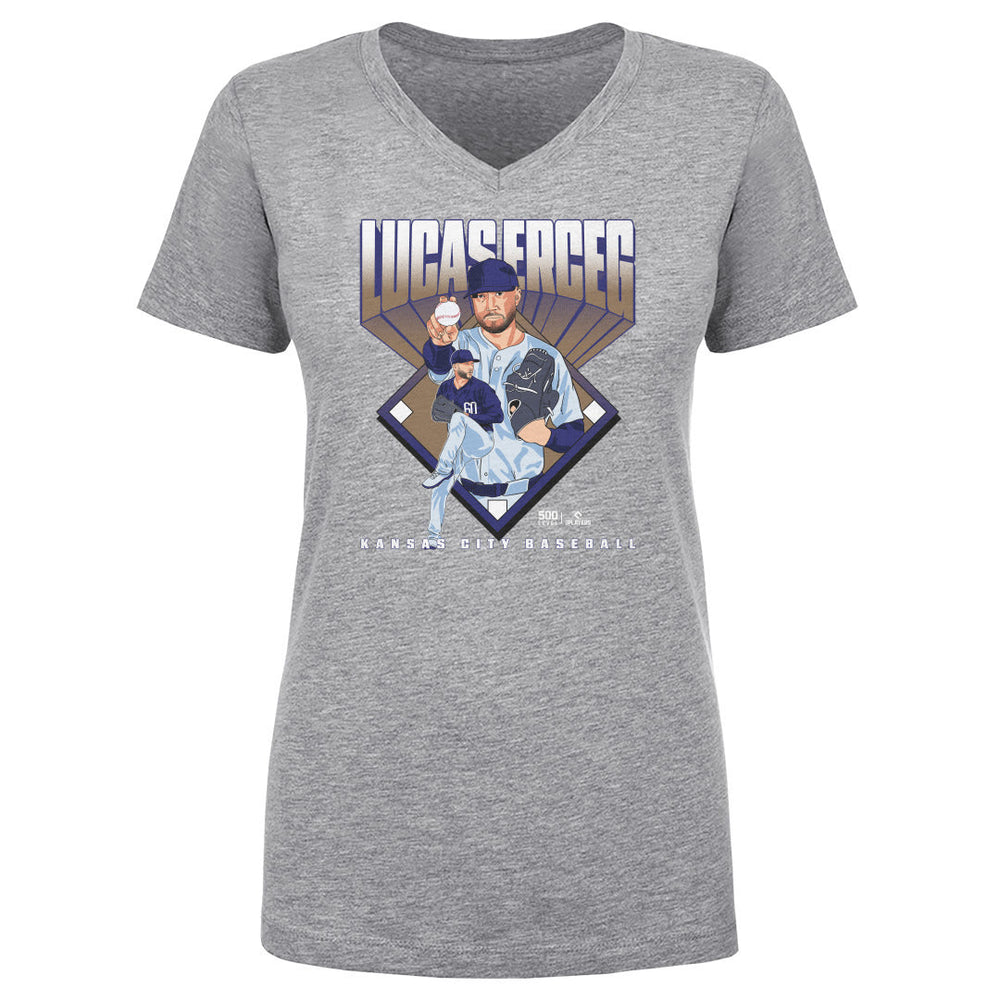 Lucas Erceg Kansas City Baseball Diamond WHT (ONLINE ORDER ONLY)