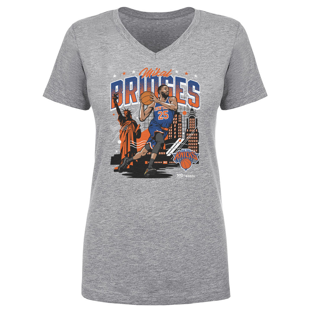 Mikal Bridges New York Knicks Skyline WHT (ONLINE ORDER ONLY)