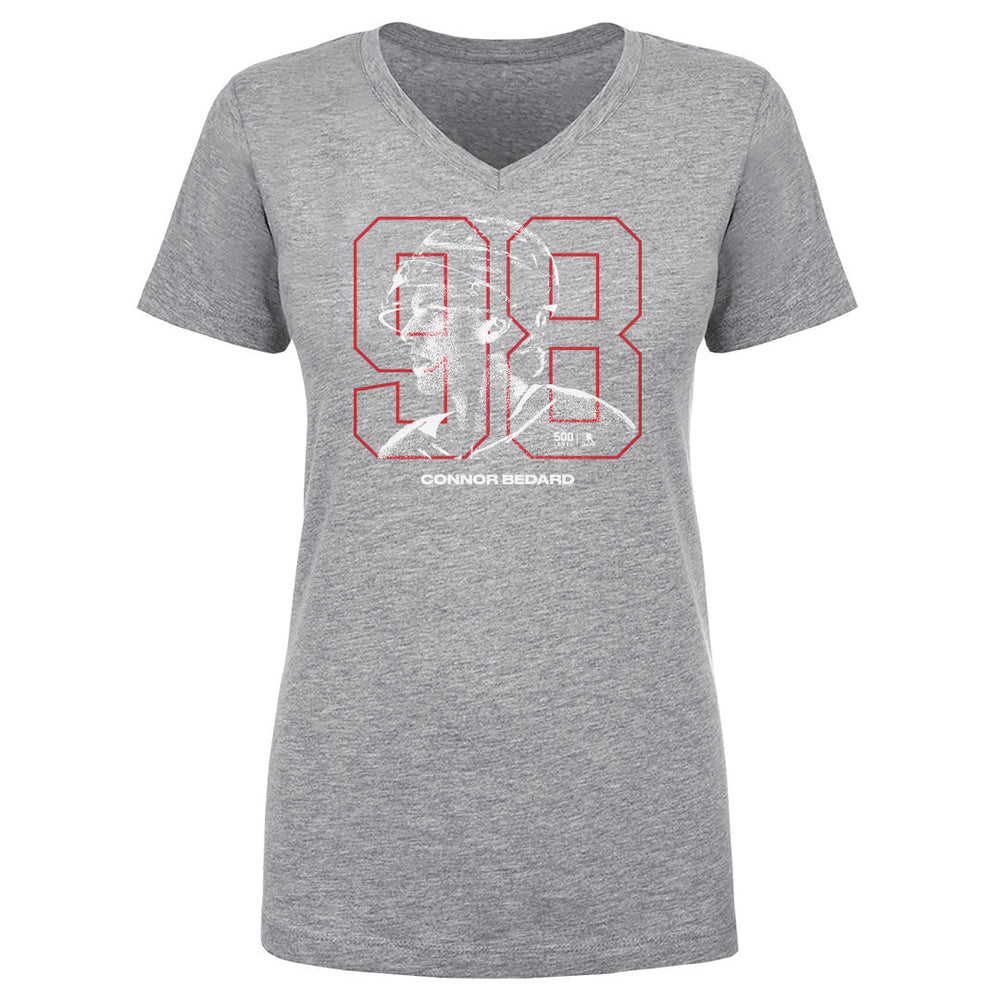 Connor Bedard Chicago Overlay WHT (ONLINE ORDER ONLY)