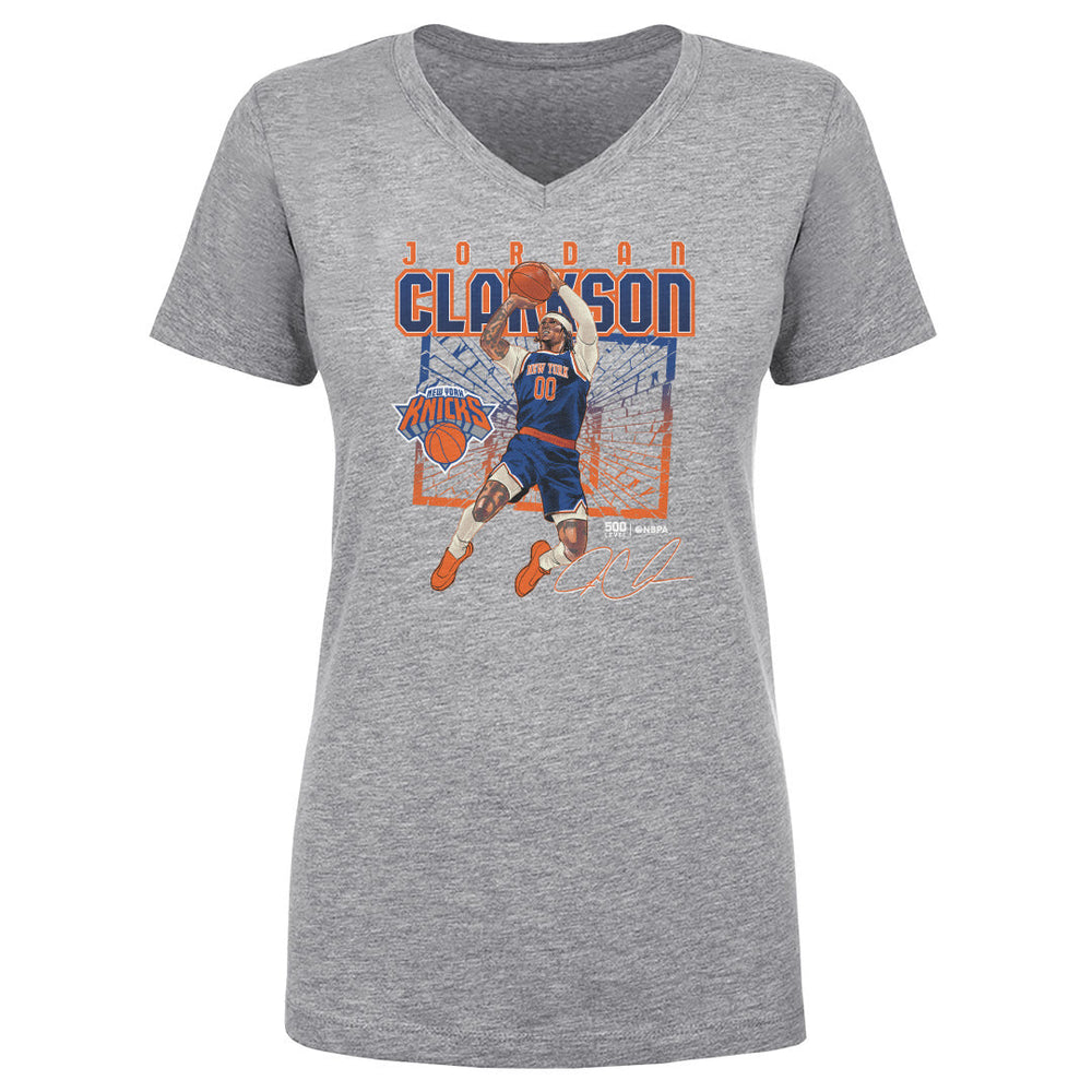 Jordan Clarkson New York Knicks Shattered WHT (ONLINE ORDER ONLY)
