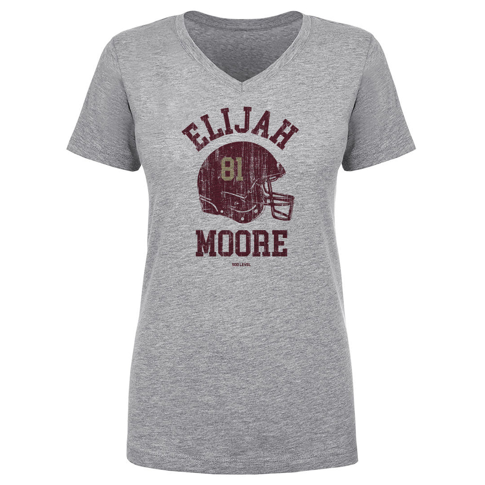 Elijah Moore College Helmet Font