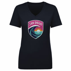 San Diego Wave FC Vintage Primary Logo WHT (ONLINE ORDER ONLY)