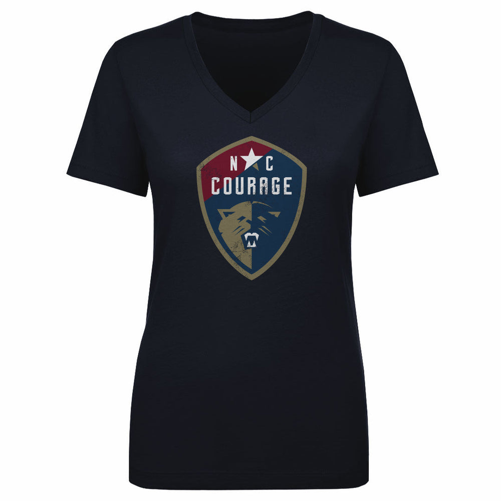 North Carolina Courage Vintage Primary Logo WHT (ONLINE ORDER ONLY)