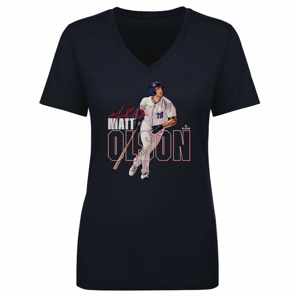 Matt Olson Atlanta Stance WHT