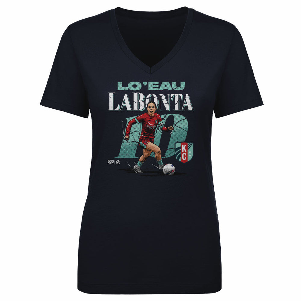 Lo'eau LaBonta Kansas City Current Cracked Number WHT (ONLINE ORDER ONLY)