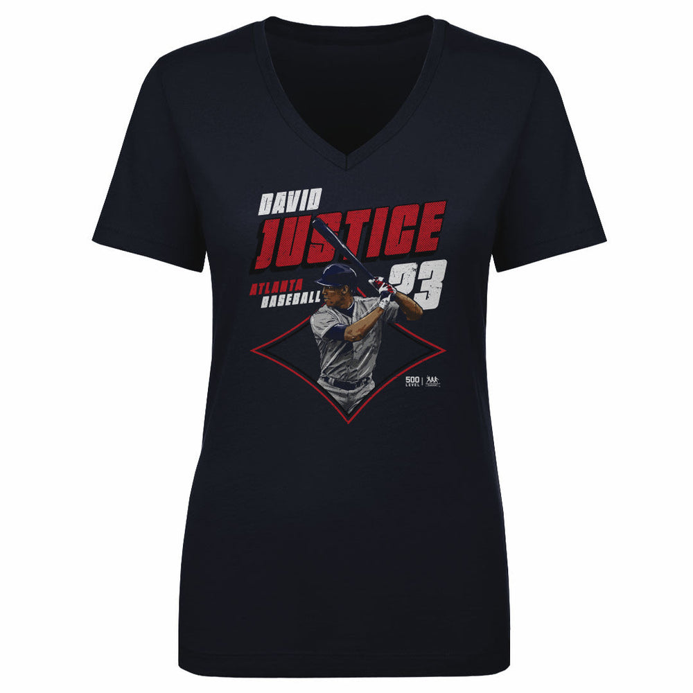David Justice Atlanta Diamond WHT