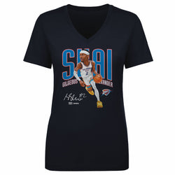 Shai Gilgeous-Alexander Oklahoma City Thunder Caricature WHT (ONLINE ORDER ONLY)