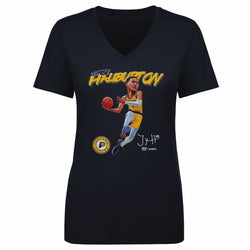 Tyrese Haliburton Indiana Pacers Caricature WHT