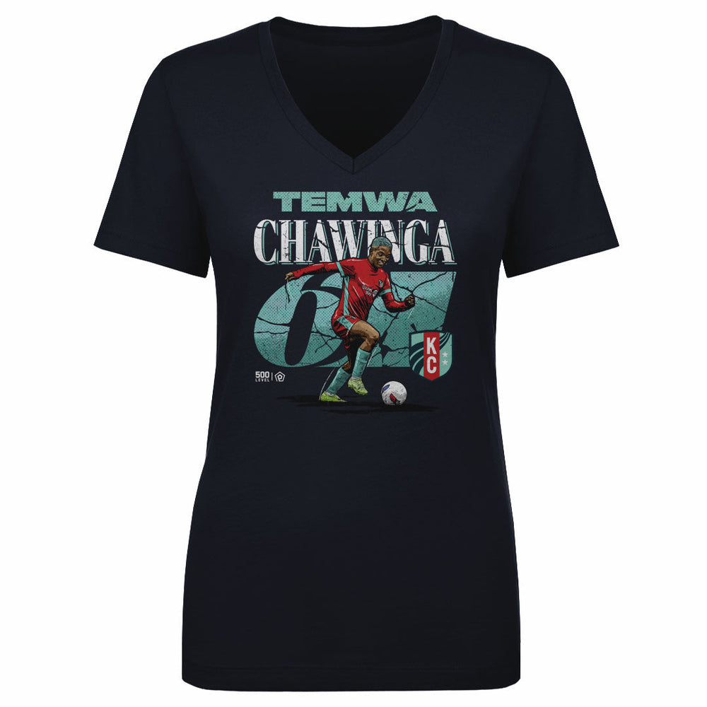 Temwa Chawinga Kansas City Current Cracked Number WHT (ONLINE ORDER ONLY)