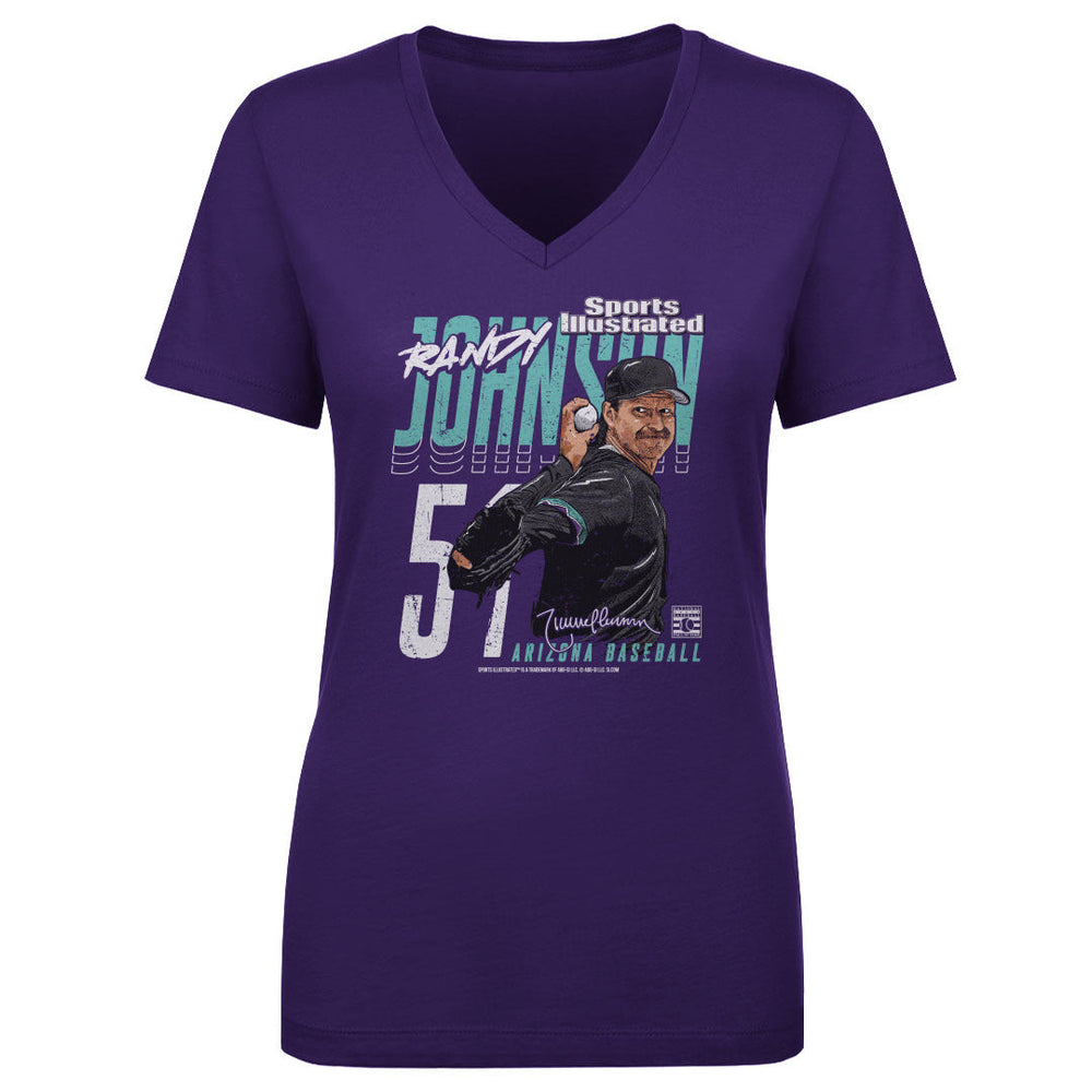 Randy Johnson Sports Illustrated & Arizona Player Name WHT (ONLINE ORDER ONLY)