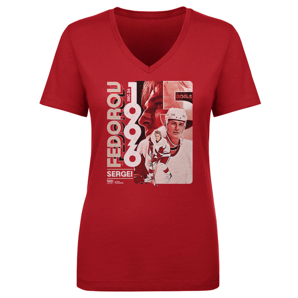 Sergei Fedorov Detroit 5 Goal Game 1996 WHT (ONLINE ORDER ONLY)