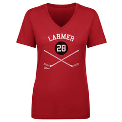 Steve Larmer Chicago 28 Sticks WHT (ONLINE ORDER ONLY)