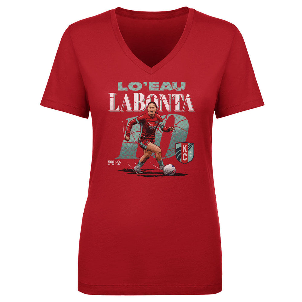 Lo'eau LaBonta Kansas City Current Cracked Number WHT (ONLINE ORDER ONLY)