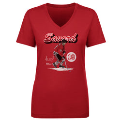 Denis Savard Chicago Retro Script WHT (ONLINE ORDER ONLY)