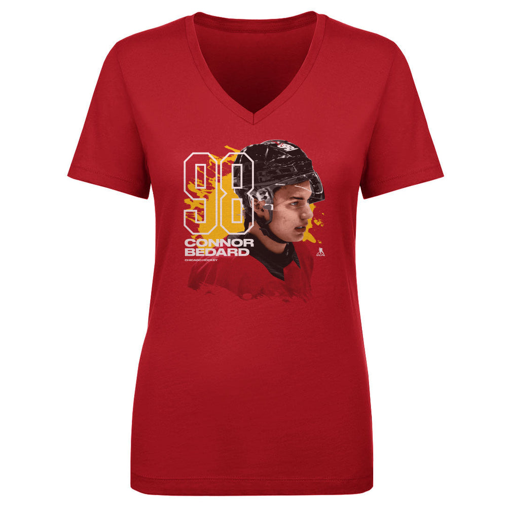 Connor Bedard Chicago Profile WHT (ONLINE ORDER ONLY)